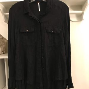 Free people button down shirt size XS
